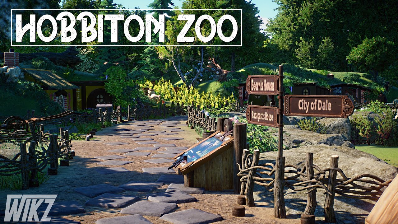 Hobbit House & Mooses - Hobbiton Zoo #26 - Planet Zoo