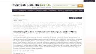 Using Gale's Business Insights: Global - Documents