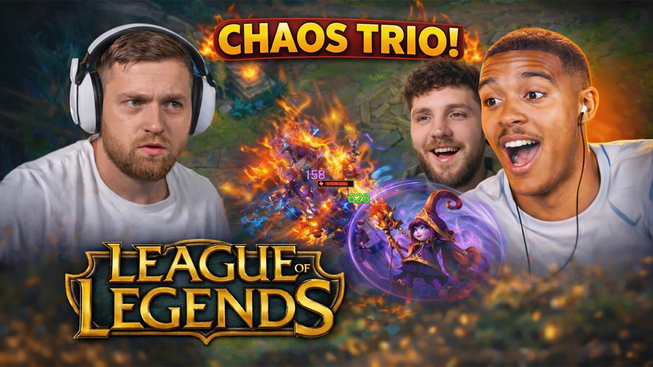 😱LEAGUE MIT DIESEM VERRÜCKTEN TRIO..!!🔥🏆League of Legends mit Trymacs & Chefstrobel