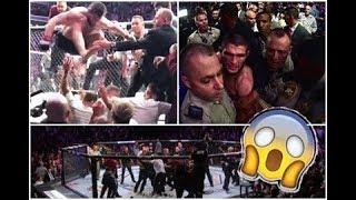 ESCANDALO MADNESS McGregor vs Khabib PELEA MULTITUDINARIA | MULTITUDINARY FIGHT