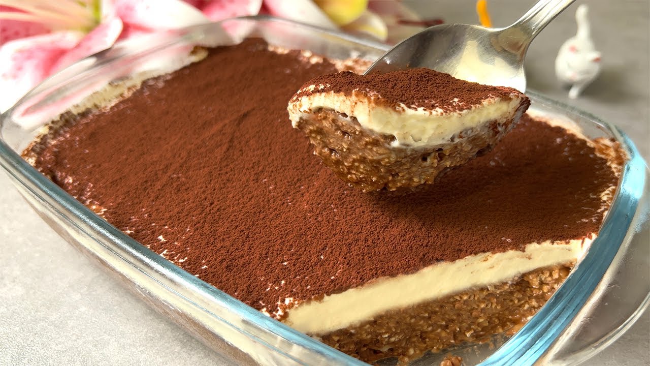 Owsianka – Tiramisu! Czy masz płatki owsiane i banana? Najsmaczniejszy deser tego lata! domowy deser