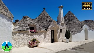 Alberobello - The Most Beautiful Town in Italy - A Picturesque Town harmonious architecture 4K ASMR screenshot 1