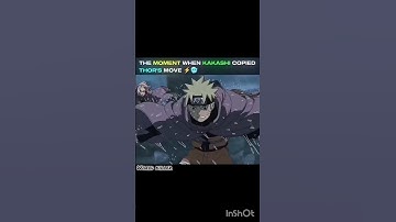 the moment when kakashi copied Thor