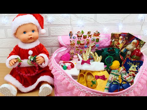 Que llevar en el BOLSO CAMBIADOR o PAÑALERA de NAVIDAD de tu Muñeca Bebé - Videos para niños