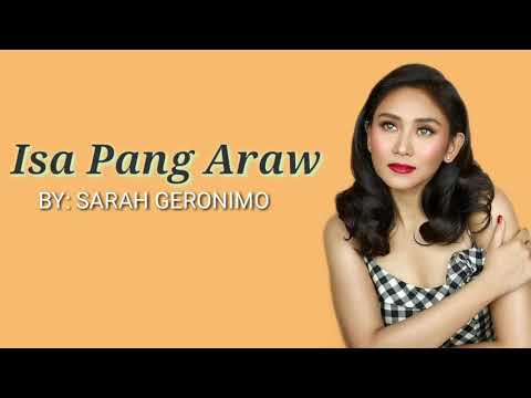 SARAH GERONIMO - ISA PANG ARAW / MISS GRANNY OST (LYRICS)