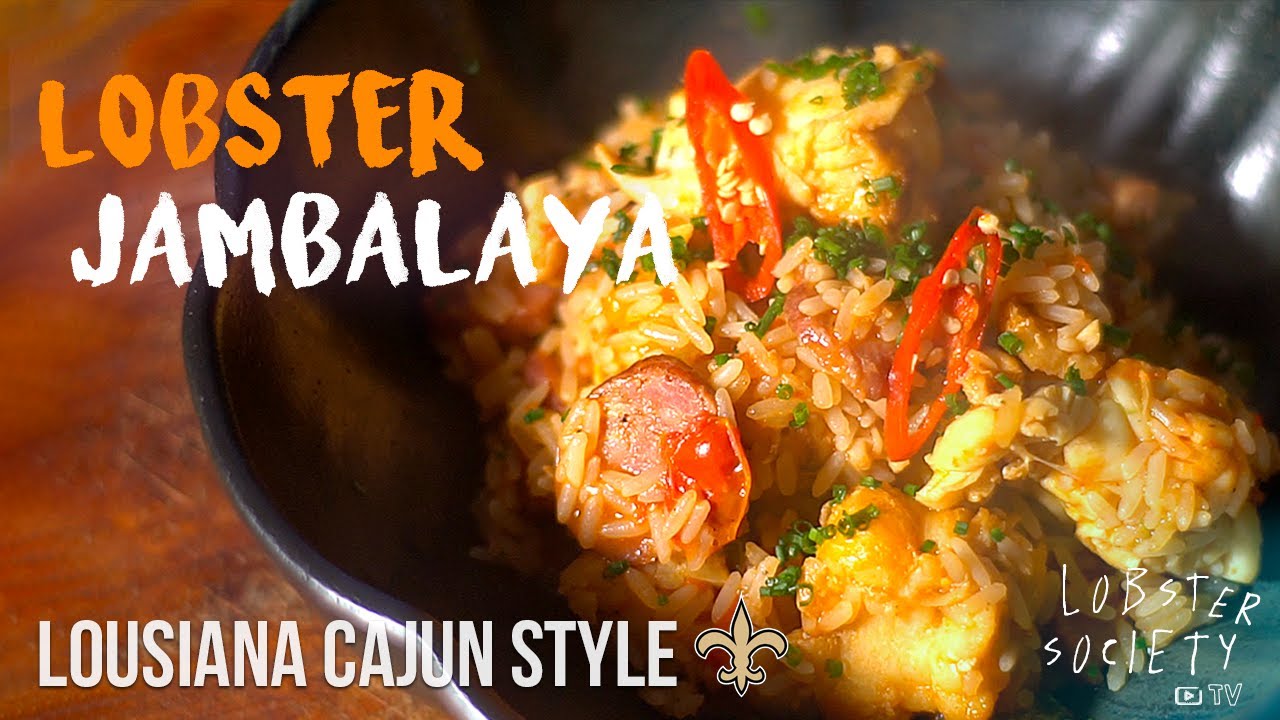 LOBSTER JAMBALAYA LOUISIANA RECIPE (CAJUN STYLE) YouTube
