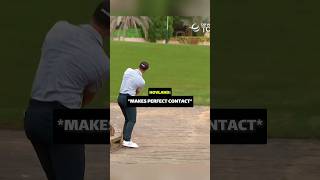 Golfer plays from bridge!🤯⛳️