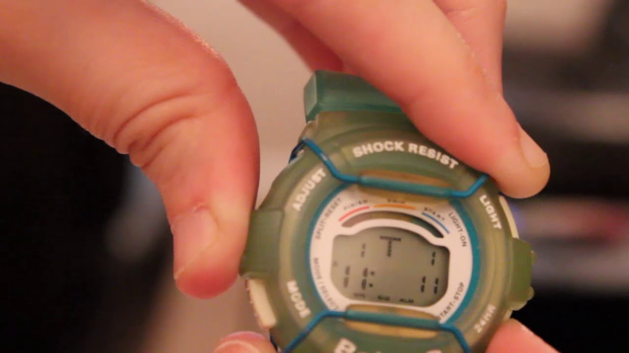 How To Set The Time On A Casio Baby-G 1522 - Youtube