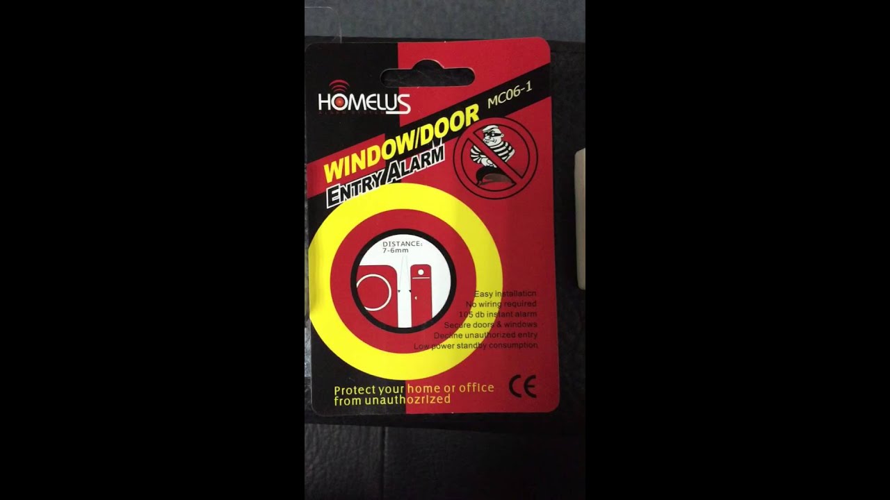Wireless Window Door Entry Security Alarm | Home Protection