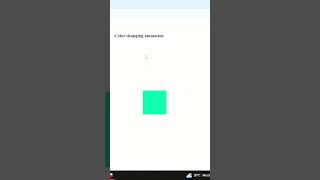 create color changing animation