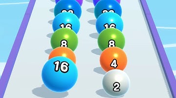 Ball Run 2048 Merge Number ! MAX LEVELS Gameplay Walkthrough New Update Part 444 android, ios