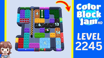 Color Block Jam Level 1338 (2245) Solution Walkthrough