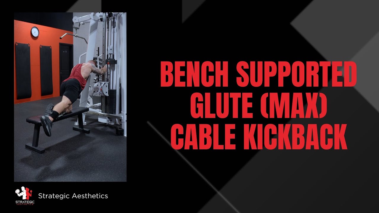 Bench Kickbacks Bench Supported Glute (Max) Cable Kickback - Exercise Index - YouTube
