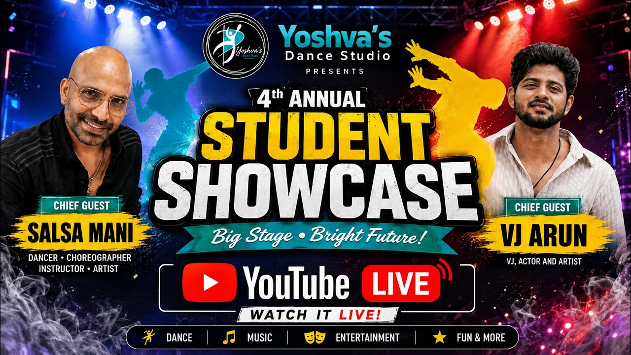 🔴 LIVE | Yoshva’s Dance Studio 4th Annual Student Showcase 2026 | Moves & Spin Couture |