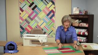 Quilting Quickly - Easy Aberdeen Lap Quilt Use pre-cut 10 inch squares to make this easy patchwork quilt--perfect for the beginner. Resources: Aberdeen Quilt Pattern: ...