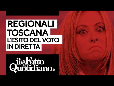 Video Elezioni regionali in Toscana, l'esito del voto in diretta con Peter Gomez