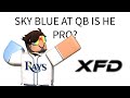 Sky blue at qb in leagues xfd panthers vs colts
