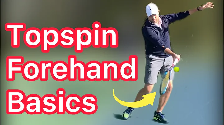 Basic Topspin Forehand For Beginners (Easy Tennis Technique)
