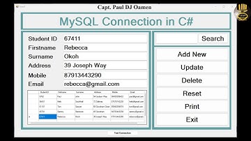 How to Connect MySQL using PhpMyAdmin with XAMPP in C# - Full Tutorial
