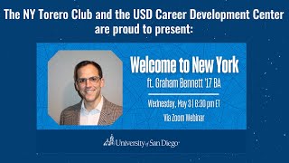 Welcome to New York with Graham Bennett '17 BA