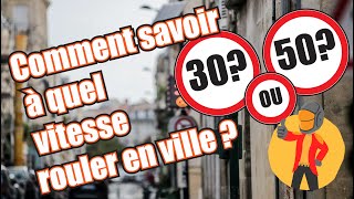 HOW DO I KNOW WHAT SPEED TO DRIVE IN THE CITY?