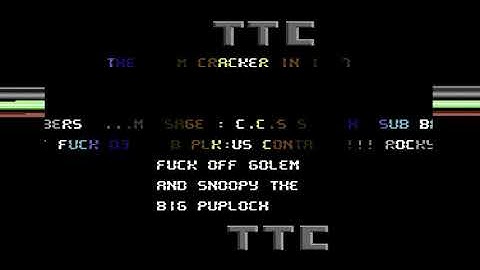 C64 Intro: 1987 The Team Cracker (TTC) Intro 2