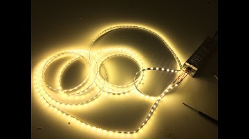 şerit led ve trafo bağlantısı