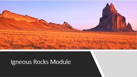 GLG101IN Igneous Rocks Intro Sum23
