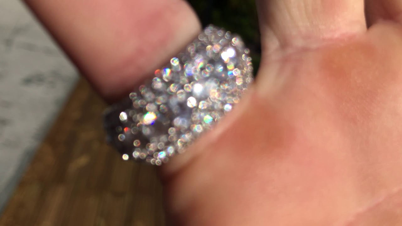 Iced Out Cluster Ring - ICEY Jewelry