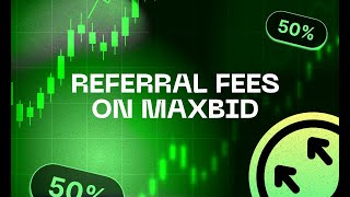 How referral fees work on Maxbid for spot trading?