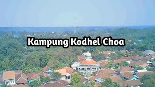 Kampung channel kodhel choa di lihat dari udara