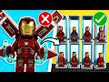 I Built Every Lego Iron Man Armory