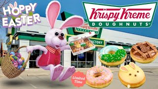 Krispy Kreme NEW Hoppy Easter Collection 2025 Review (3 NEW Doughnuts)