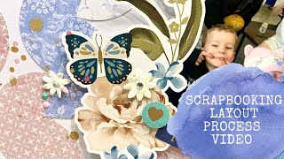 12x12 Scrapbooking Layout - Charlotte