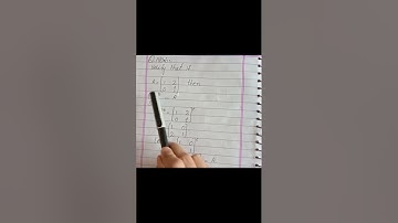 Class 9th math Chapter 1 Matrices and  determinents Exercise 1.2-Q6| Math 9 Class Ch 1 ex 1.2 Q6 PTB