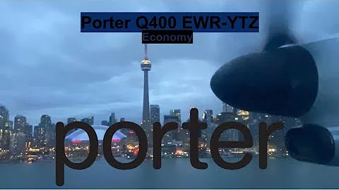 Trip Report | Porter Airlines Q400 (Economy) | EWR-YTZ