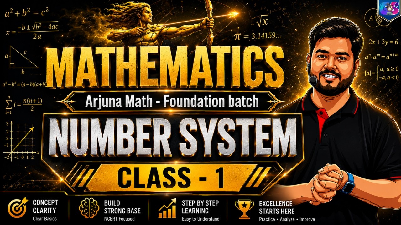 Arjuna Math Foundation Batch | Number System | Class - 1 | by Ramo Sir | glowyrstudy
