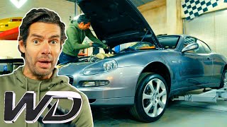 Elvis Fixes A Slippery Gear Stick To Unleash The Power In A 2005 Maserati 4200 GT | Wheeler Dealers