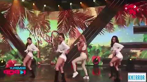 (Mirrored) Dance Fancam Jessi (제시) -  Down   @Simply K Pop KMirror