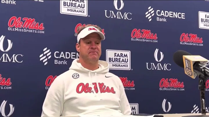 Lane Kiffin responds to questions about his future at Ole Miss, Auburn rumors