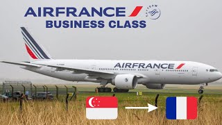 Business Class Trip Report / Air France 777-300Er Singapore - Paris