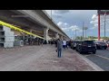 Scene in Austin, Texas, after ICE agent shoots and wounds a man