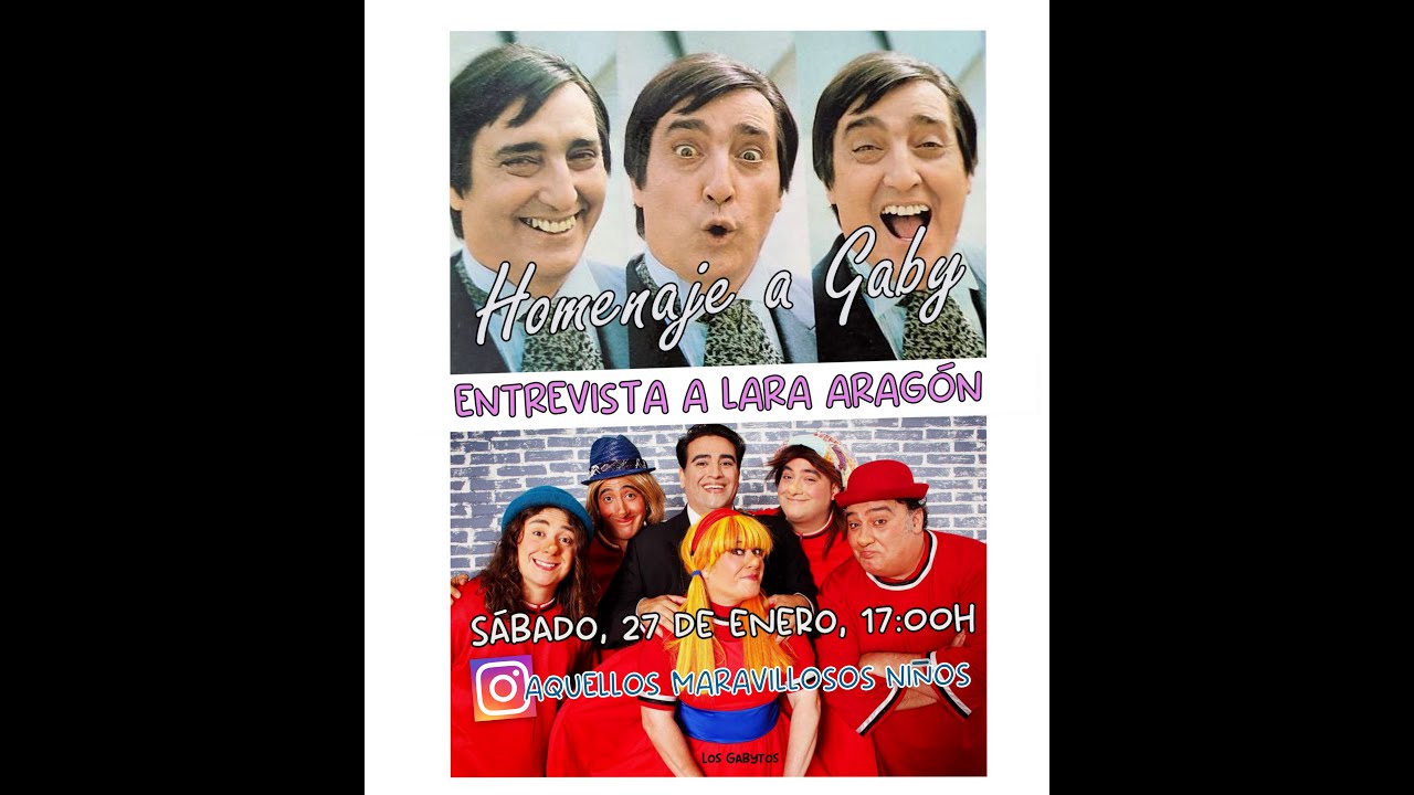 LARA ARAGÓN (Los Gabytos) entrevistada por Jorge Lérida (DIRECTO, 27-01-24)