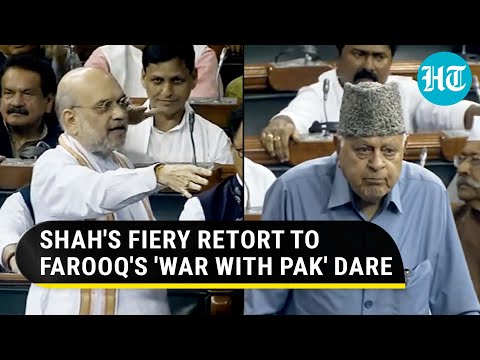 Amit Shah Roars At Farooq Abdullah After &#39;War&#39; Dare; &#39;Won&#39;t Talk To Pak, We Will...&#39;:  | Watch