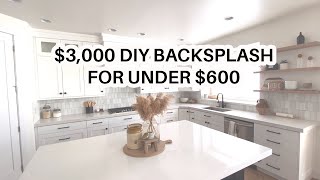 Woven Nook Diy Backsplash Tutorial