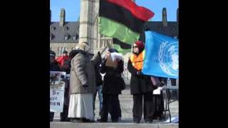 Libya Ottawa Protest.wmv