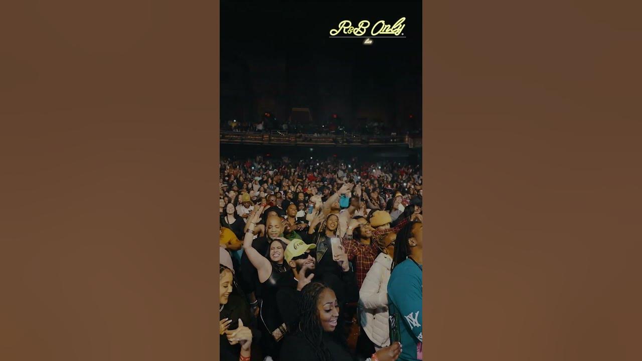 Room full of R&B heads Get tickets to the R&B ONLY LIVE tour now
