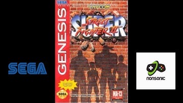 Playing Super Street Fighter II : The new challengers on the Analogue Mega Sg - Sega Genesis Game