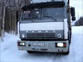 КамАЗ - 5410, седельный тягач, полуприцеп МАЗ - 93866 лесовоз - сортиментовоз.