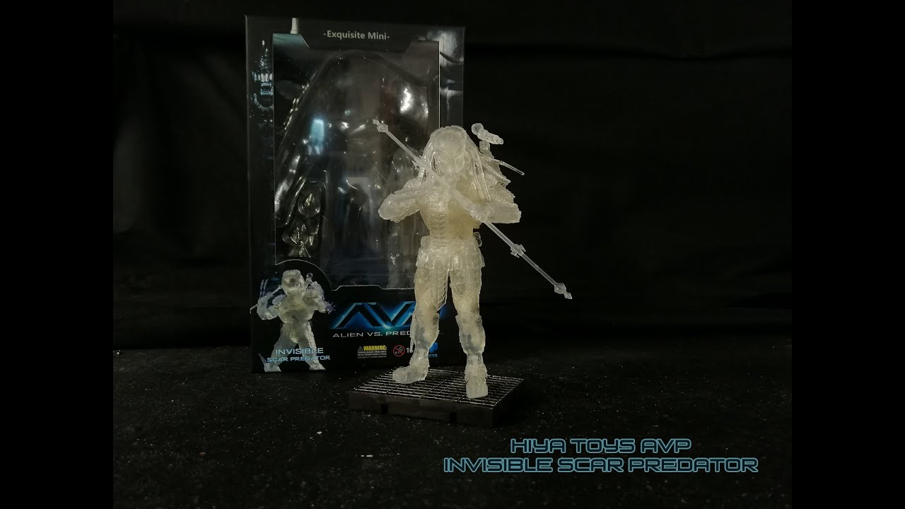 Hiya Toys AVP Invisible Scar Predator Review - YouTube